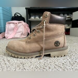 Taupe Childrens Timberland Boots